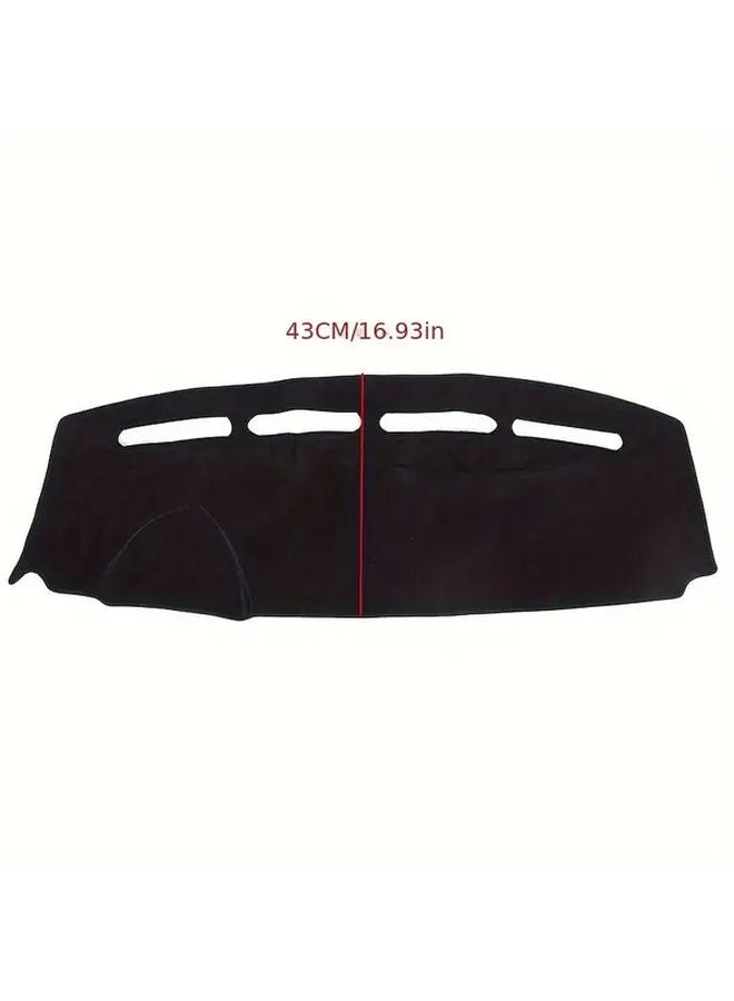 Black Sunshade Mat For Fiat 500 2008 2023 LHD Models - Image 2